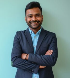 indian businessman in formal suit